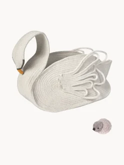 Cesto portaoggetti per bambini fatto a mano Swan Lake
