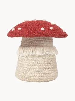 Cesto portaoggetti per bambini fatto a mano Back To School con coperchio