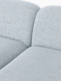 Chaise componibile 3 posti in bouclé Wolke