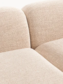 Chaise componibile 3 posti in bouclé Wolke