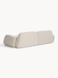 Chaise longue componibile 3 posti in teddy Wolke