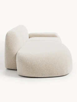 Chaise longue componibile 3 posti in teddy Wolke