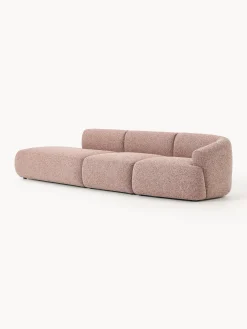 Chaise longue componibile 2 posti in bouclé Sofia