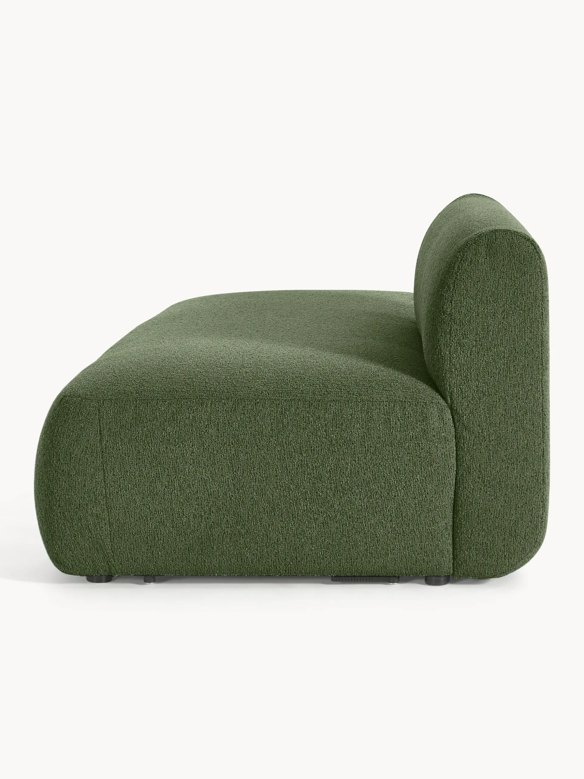 Chaise longue componibile in bouclé Sofia