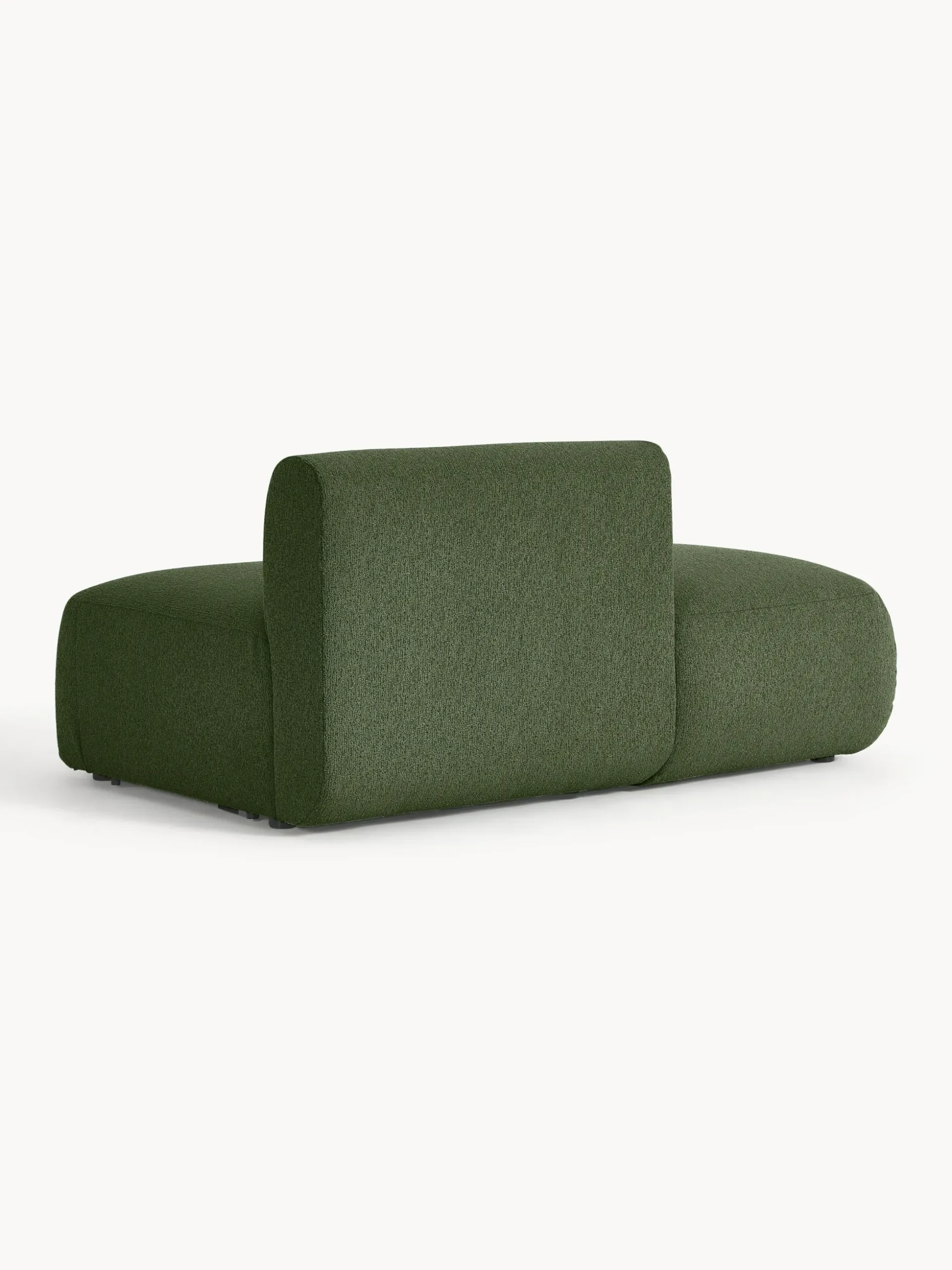Chaise longue componibile in bouclé Sofia
