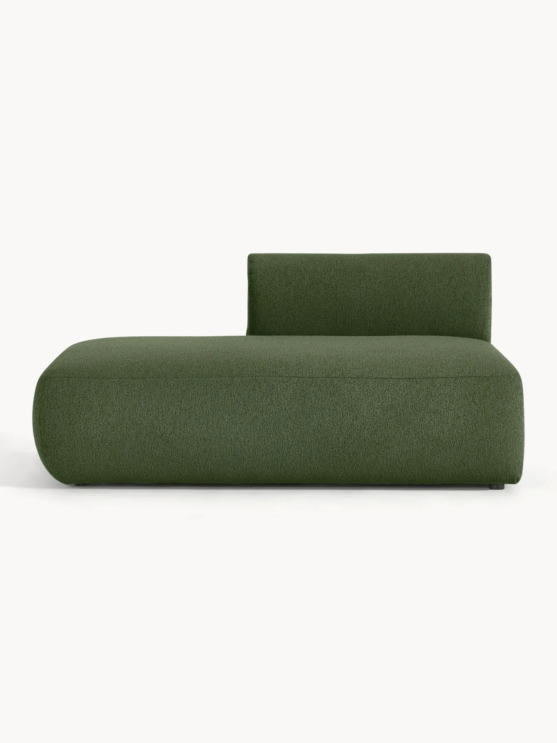 Chaise longue componibile in bouclé Sofia