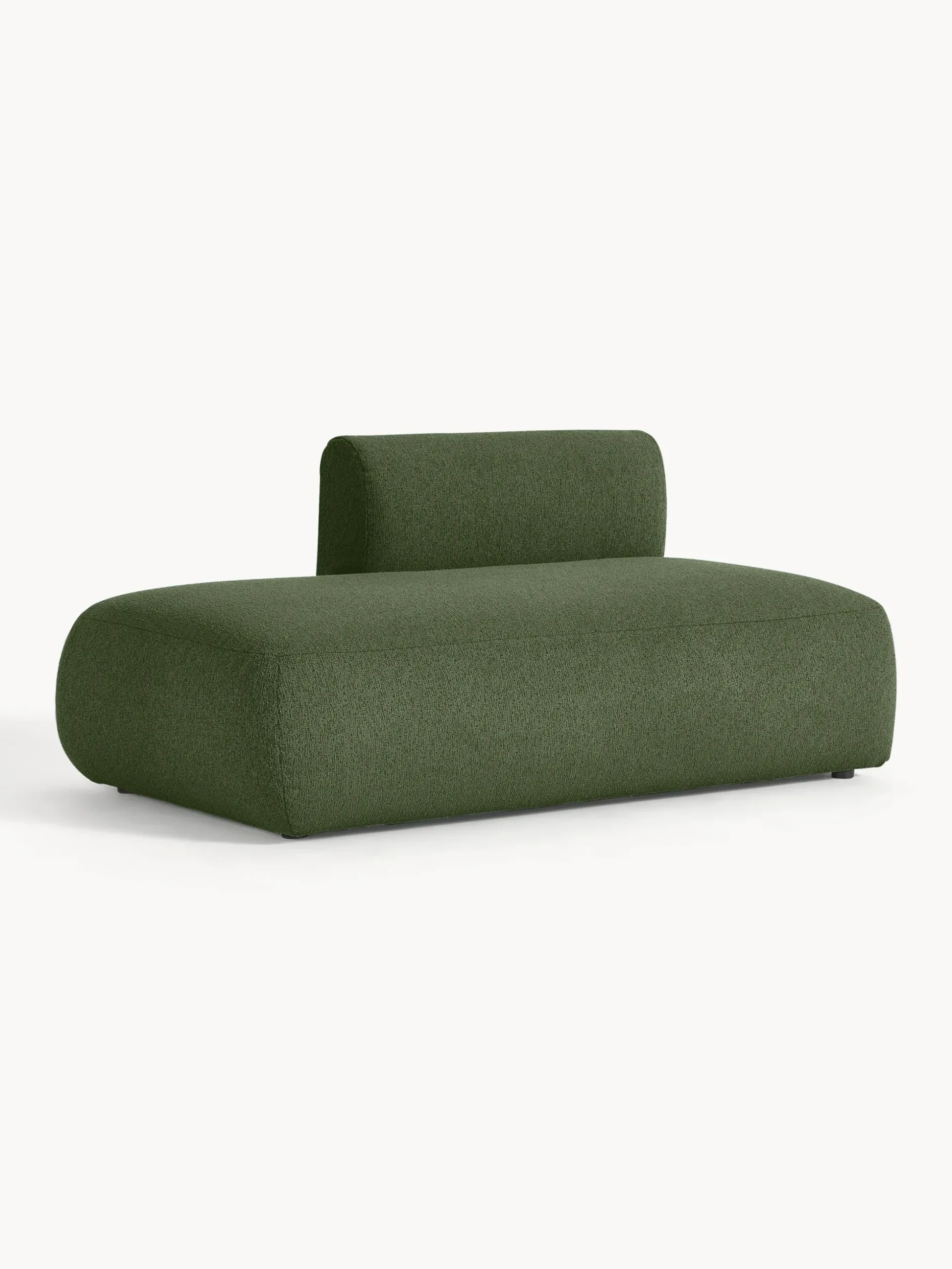 Chaise longue componibile in bouclé Sofia