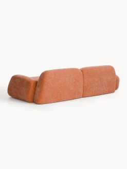 Chaise longue componibile 3 posti in teddy Wolke
