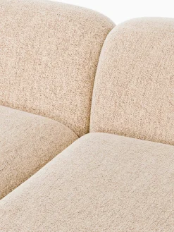 Chaise longue componibile 3 posti in bouclé Wolke
