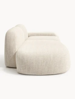 Chaise longue componibile 3 posti in bouclé Wolke