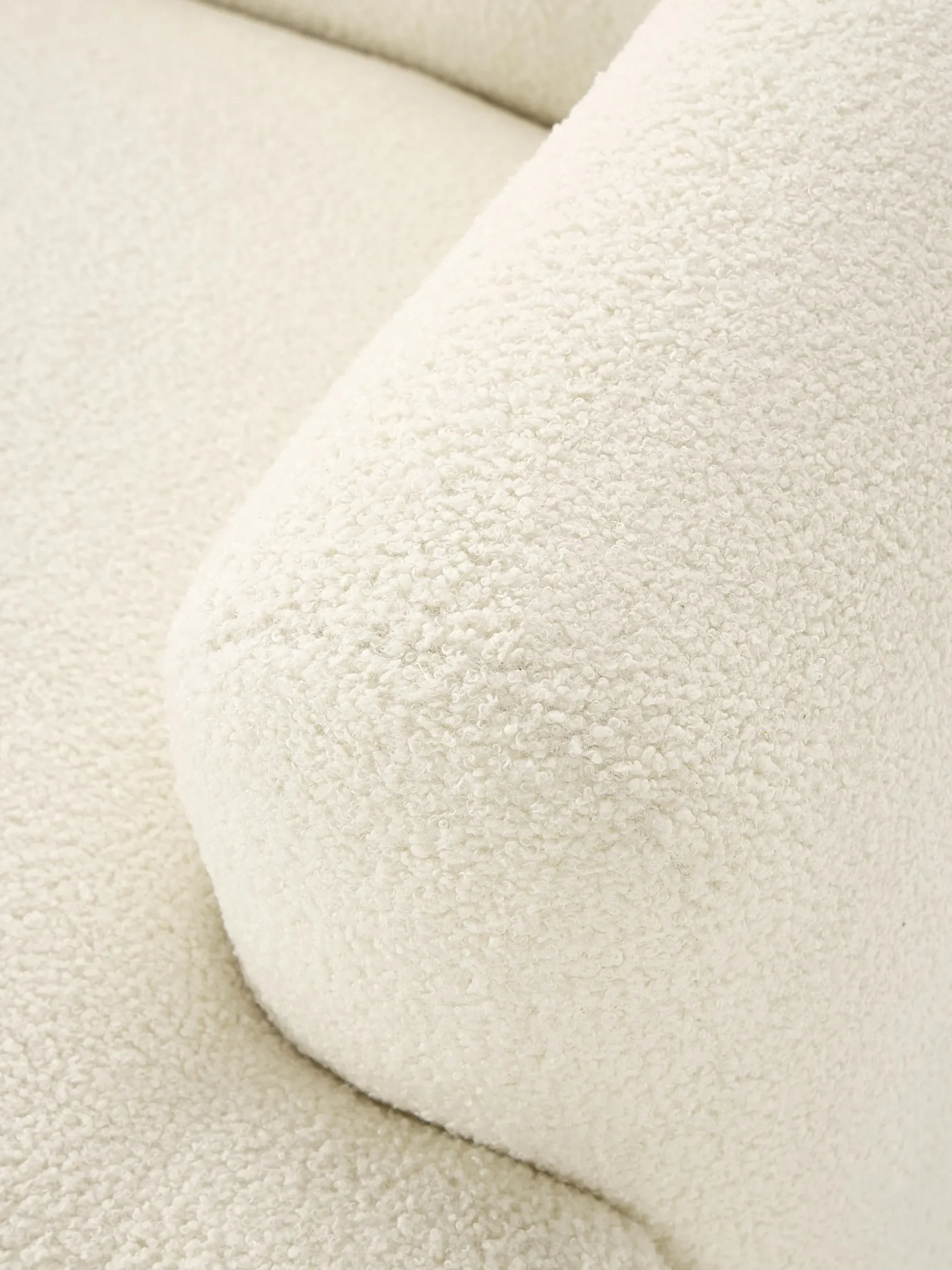 Chaise longue componibile XL in teddy Sofia