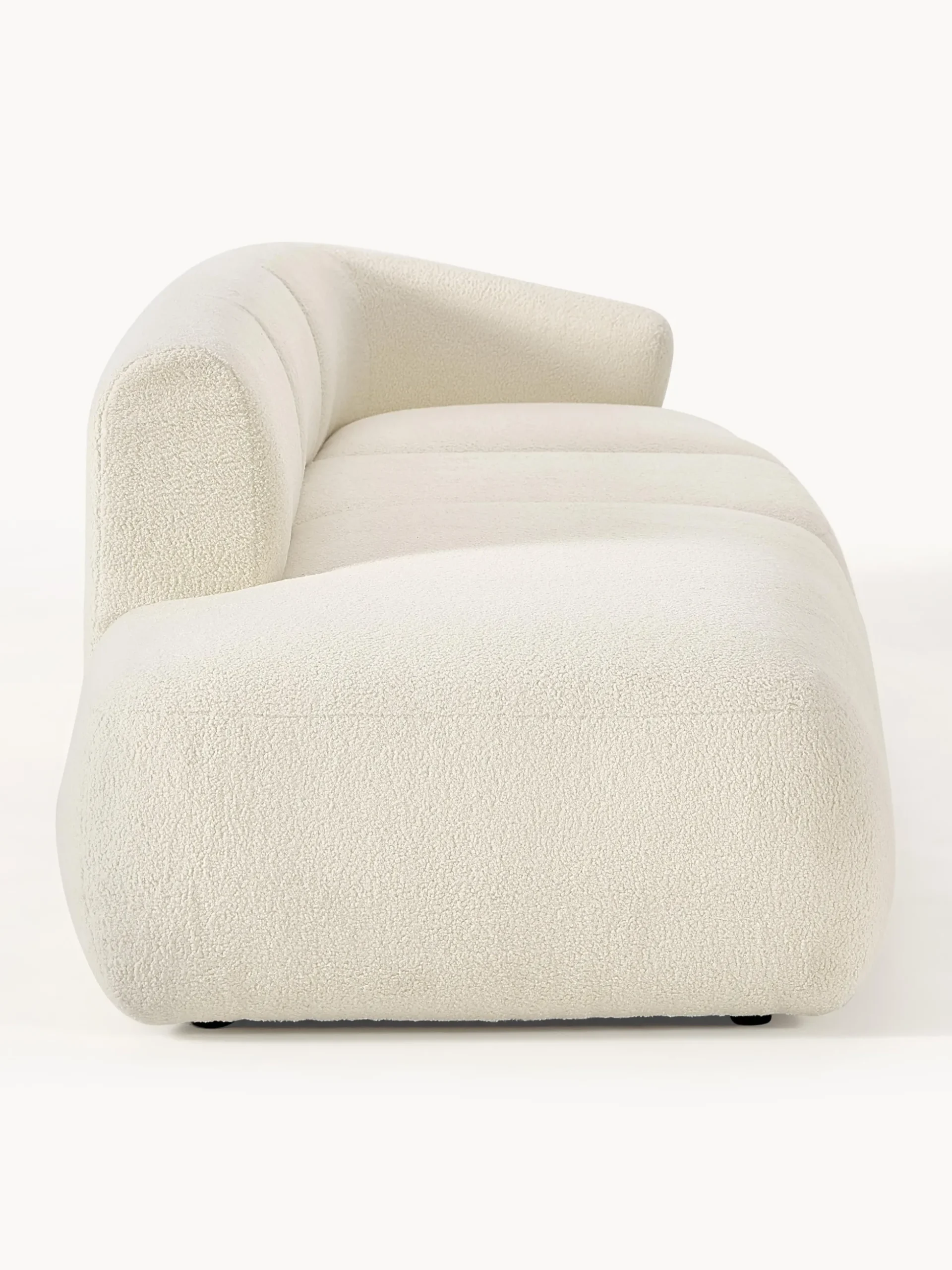 Chaise longue componibile XL in teddy Sofia