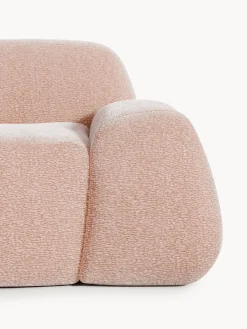 Chaise longue componibile 3 posti in teddy Wolke
