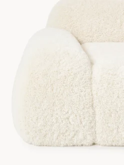 Chaise longue componibile 3 posti in teddy Wolke