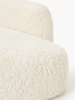 Chaise longue componibile 3 posti in teddy Wolke