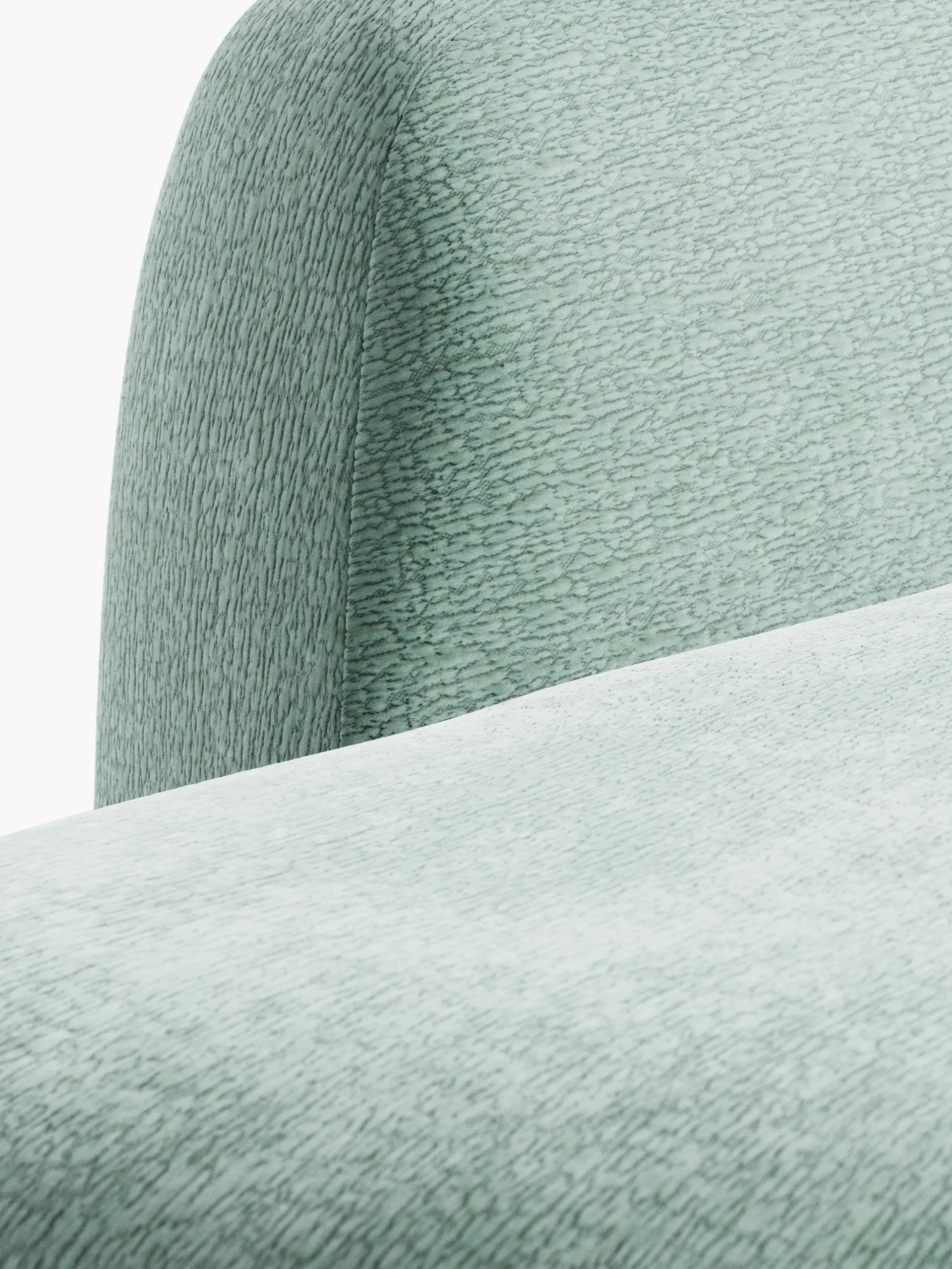 Chaise longue componibile 3 posti in teddy Wolke