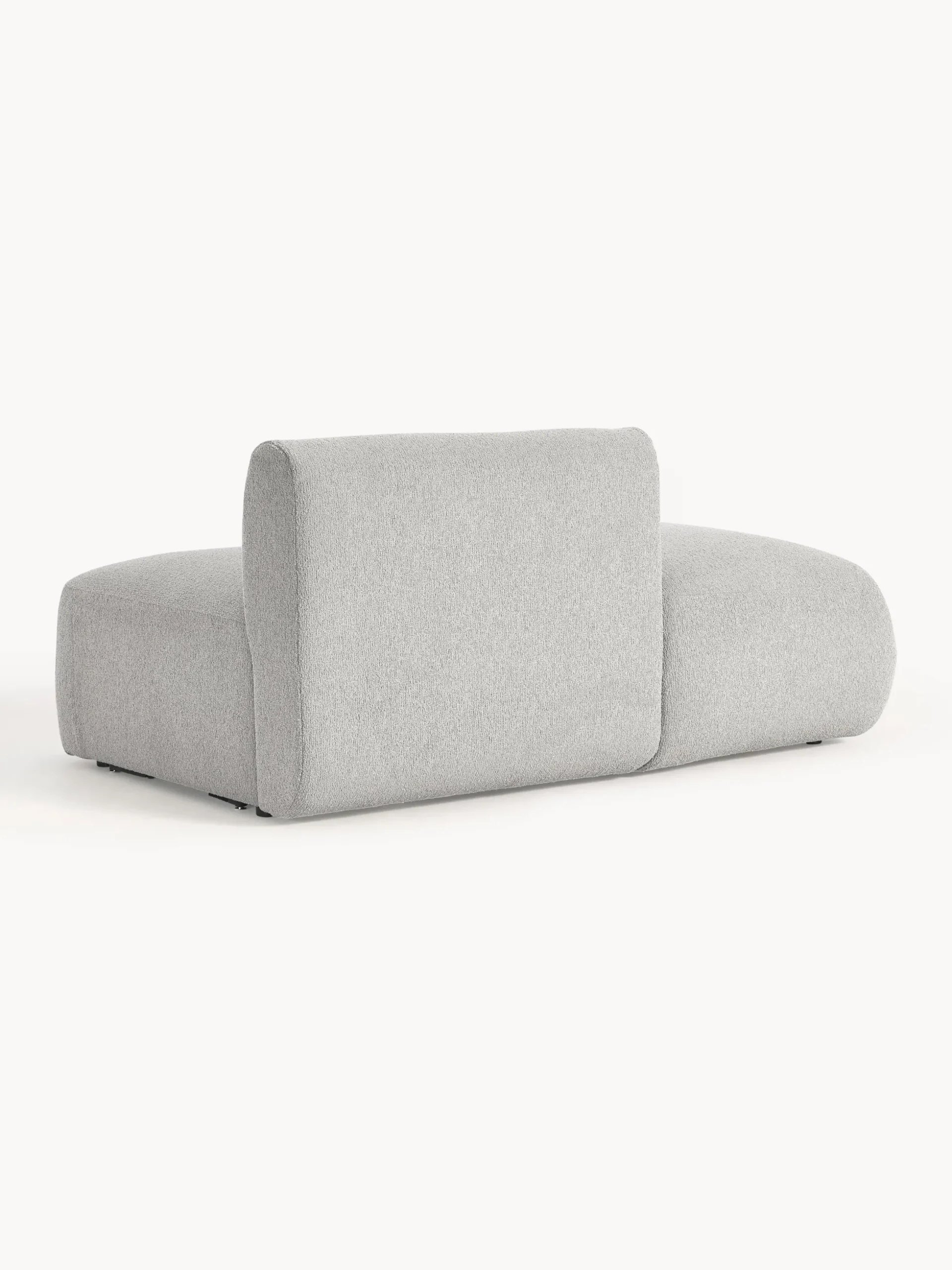 Chaise longue componibile in bouclé Sofia