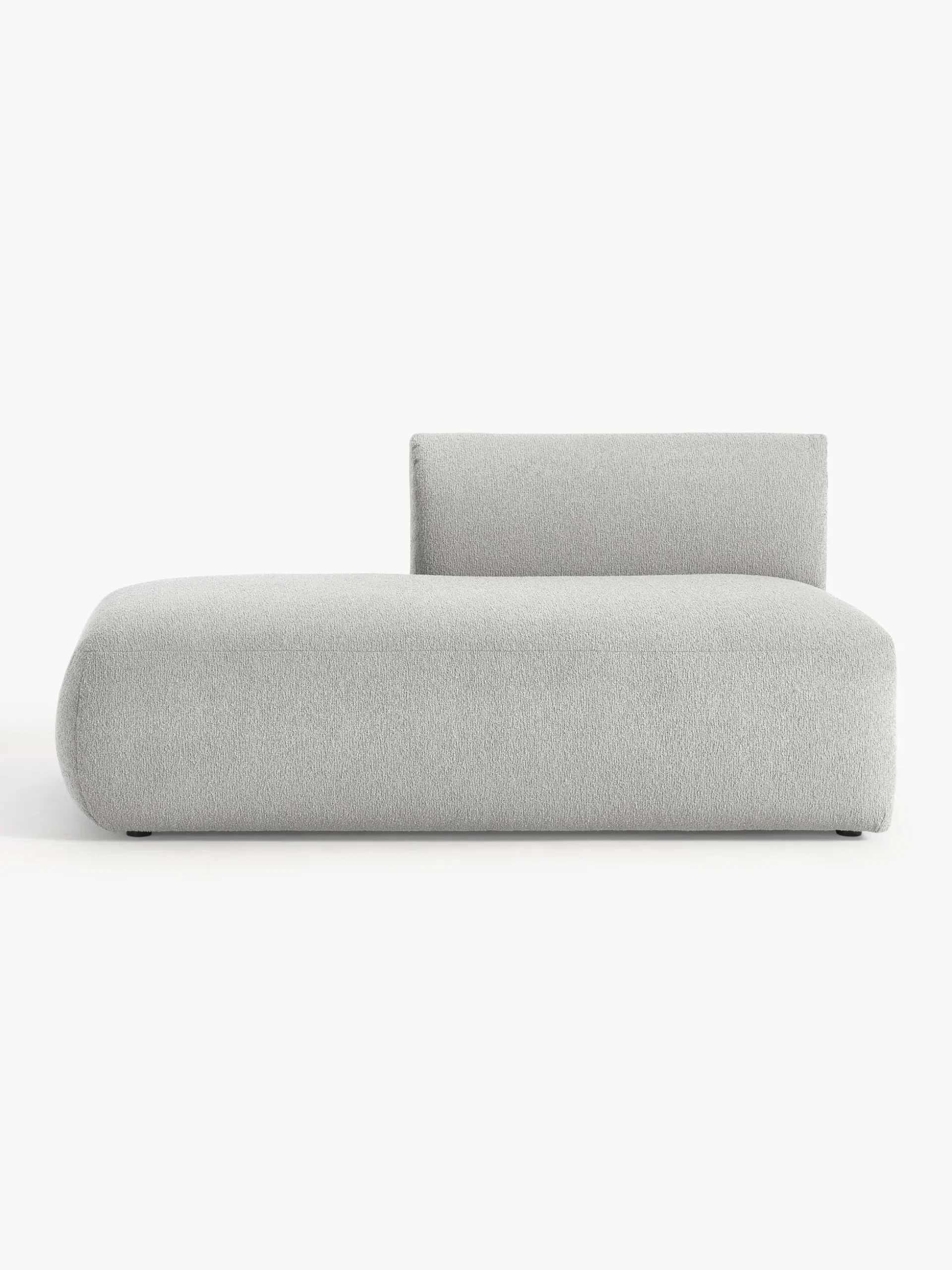 Chaise longue componibile in bouclé Sofia