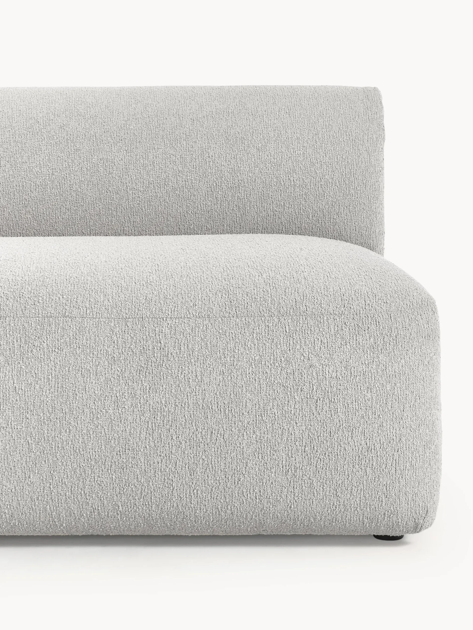Chaise longue componibile in bouclé Sofia