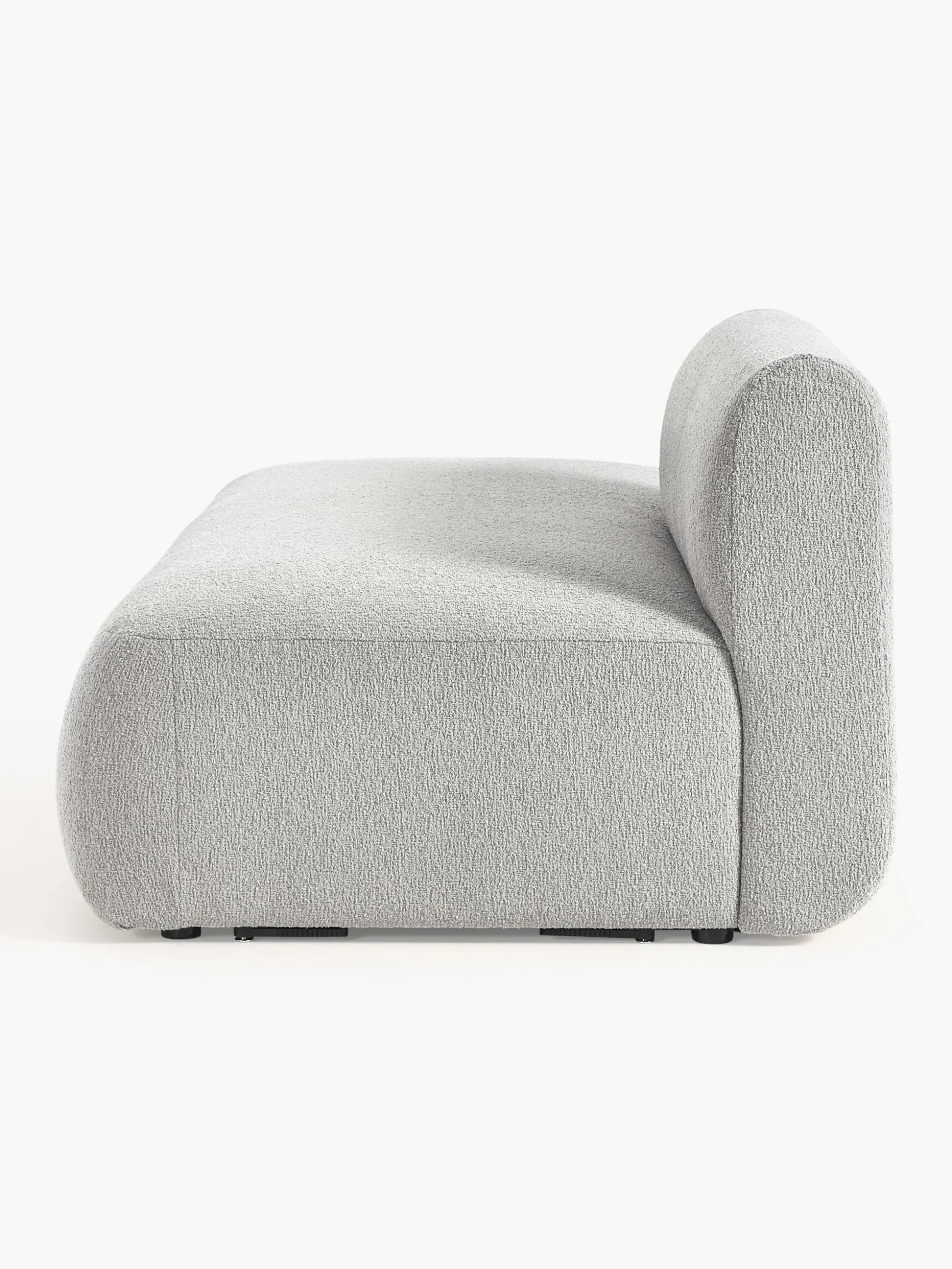 Chaise longue componibile in bouclé Sofia