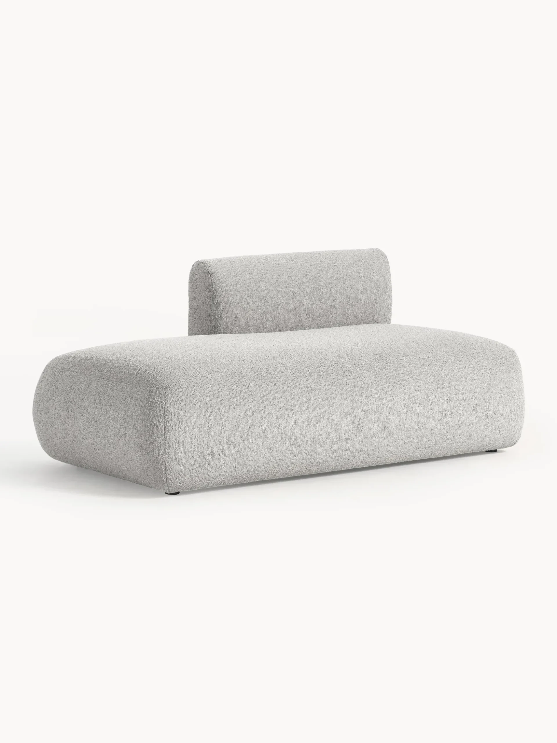 Chaise longue componibile in bouclé Sofia