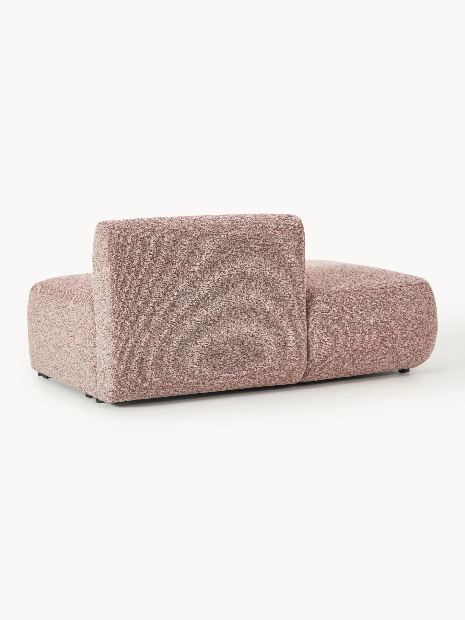 Chaise longue componibile in bouclé Sofia