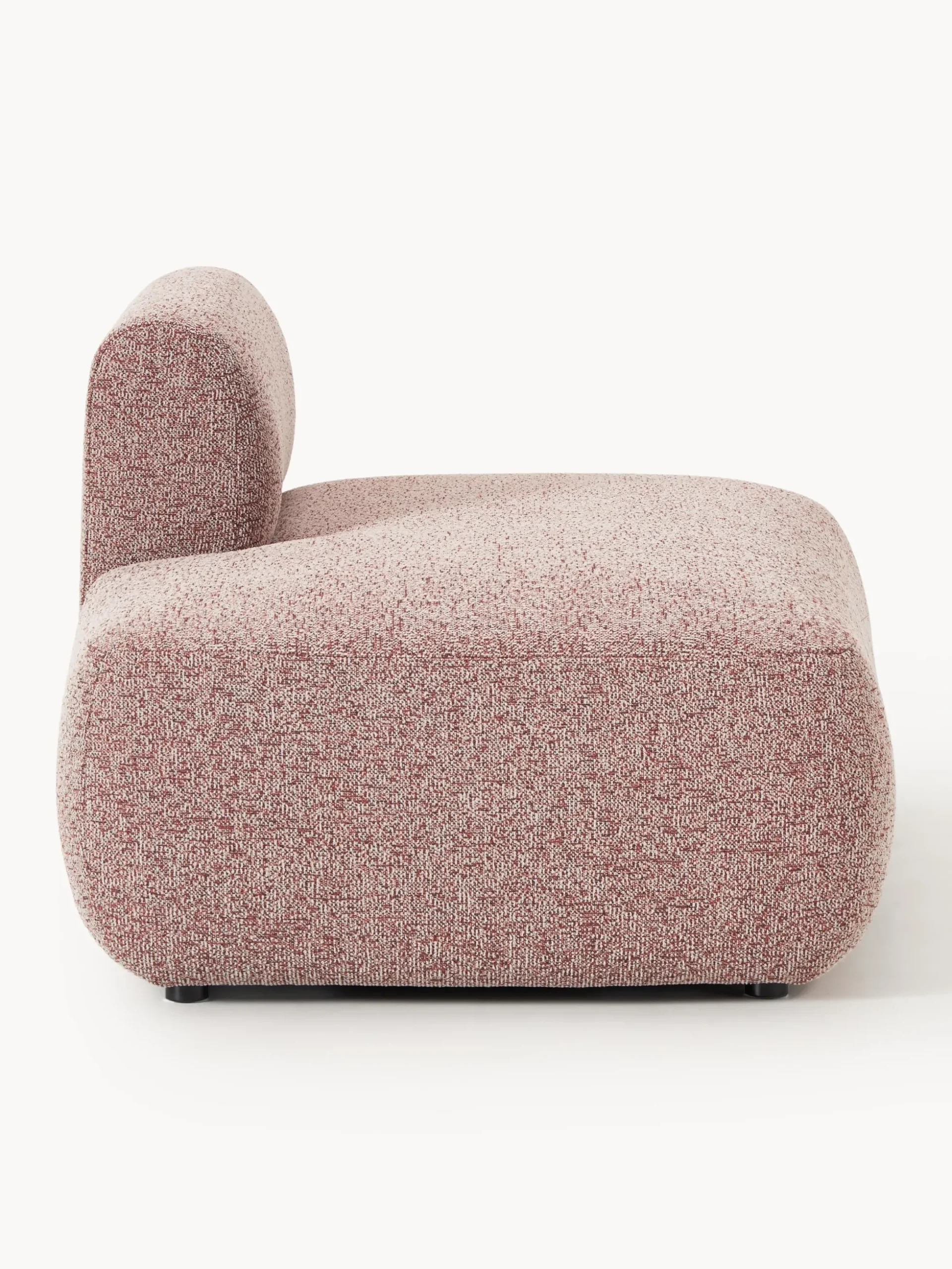 Chaise longue componibile in bouclé Sofia
