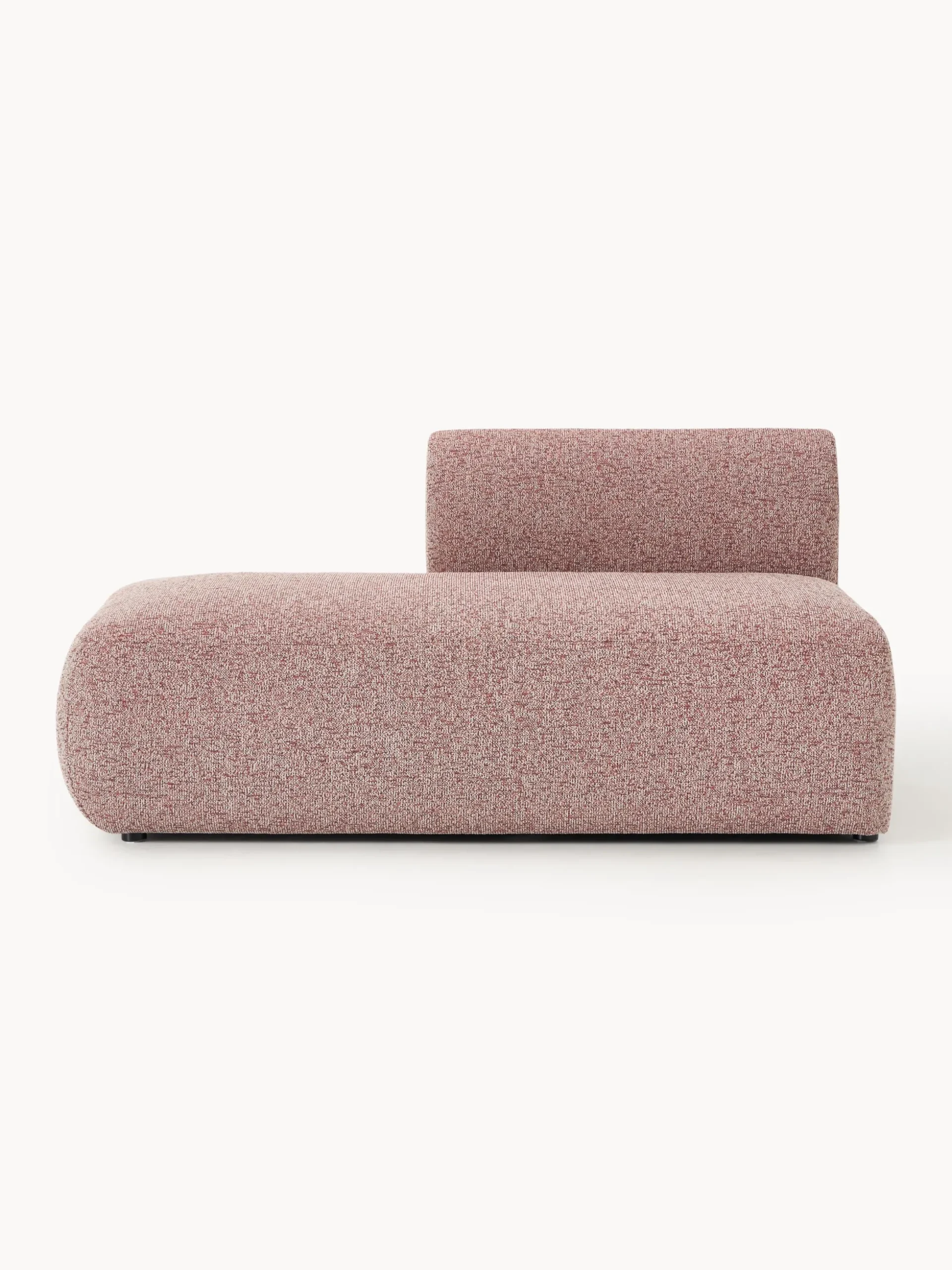 Chaise longue componibile in bouclé Sofia
