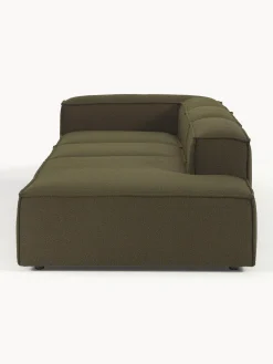 Chaise longue componibile XL in bouclé Lennon