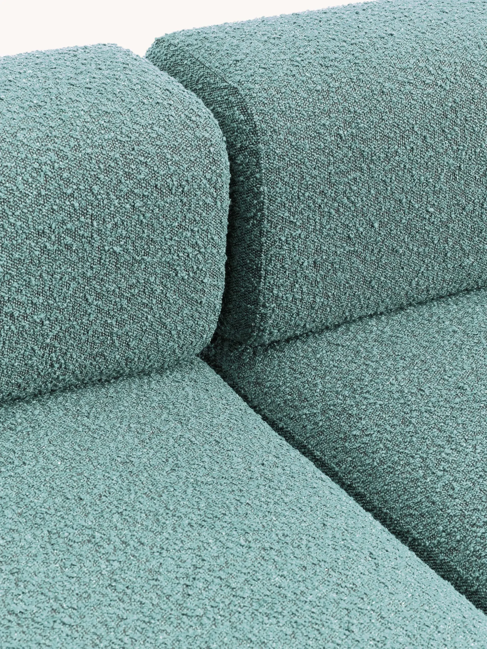 Chaise longue componibile in bouclé Anton