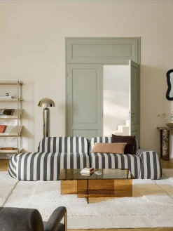 Chaise longue componibile a righe Wolke