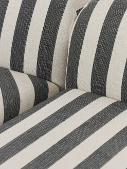 Chaise longue componibile a righe Wolke