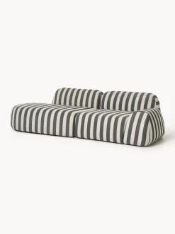 Chaise longue componibile a righe Wolke