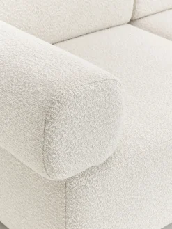 Chaise longue componibile in bouclé Anton