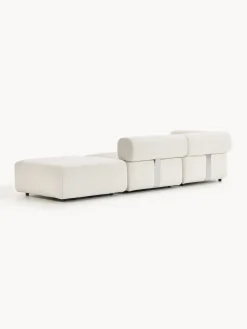 Chaise longue componibile in bouclé Anton