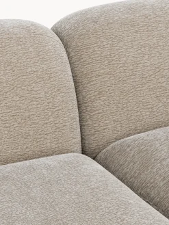 Chaise longue componibile 3 posti in teddy Wolke