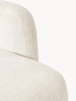Chaise longue in teddy bouclé Wolke
