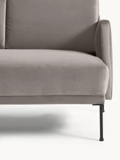 Chaise longue in velluto Fluente