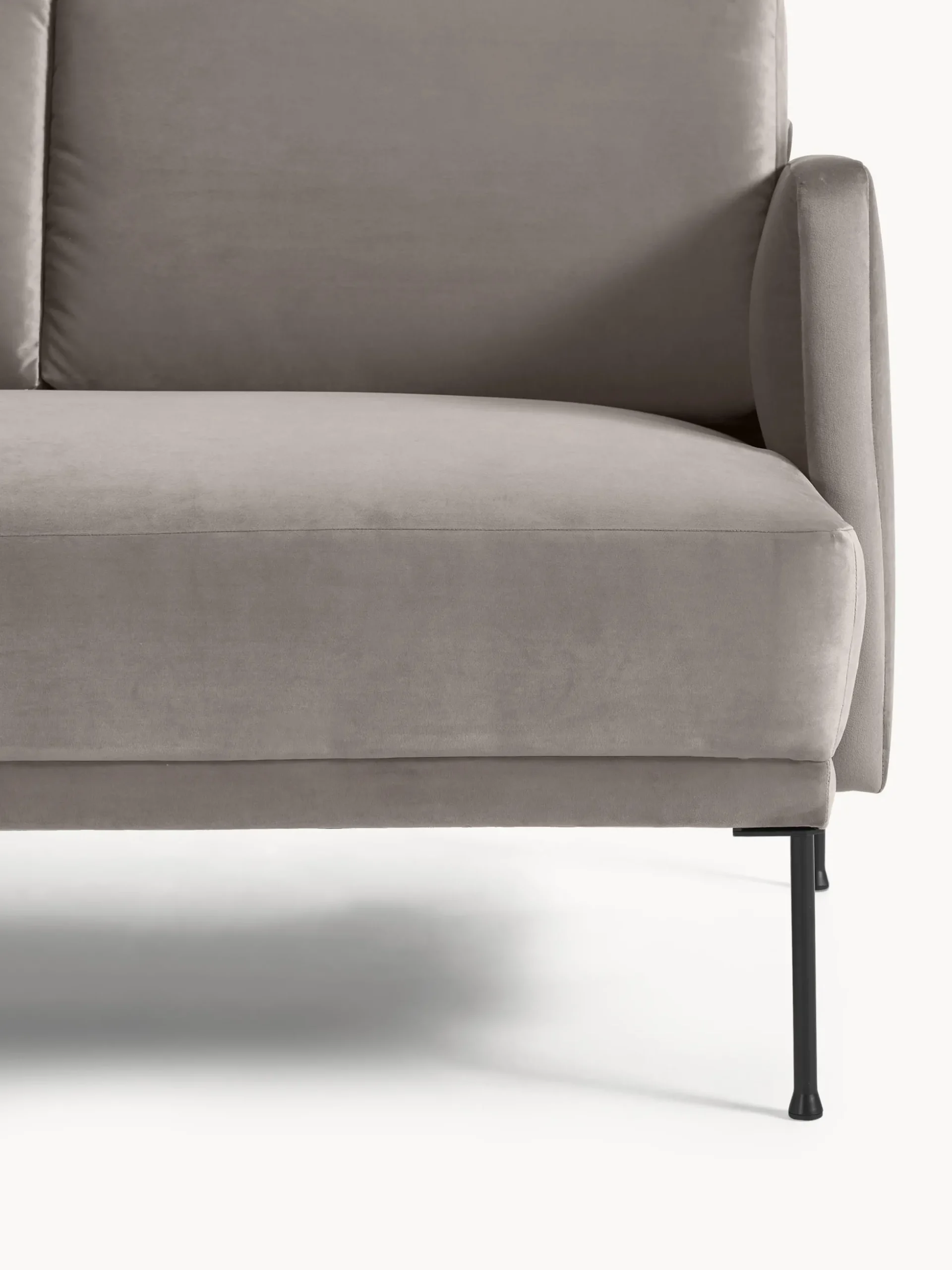 Chaise longue in velluto Fluente