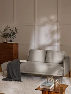 Chaise longue in velluto Fluente