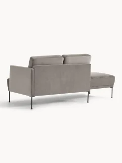 Chaise longue in velluto Fluente