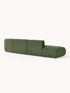 Chaise longue XL componibile in bouclé Sofia