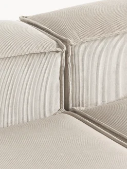 Chaise lounge componibile in velluto a coste Lennon