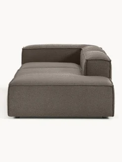Chaise lounge componibile in bouclé Lennon