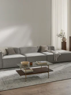 Chaise lounge componibile XL in bouclé Lennon