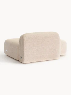 Chaise lounge in bouclé Wolke