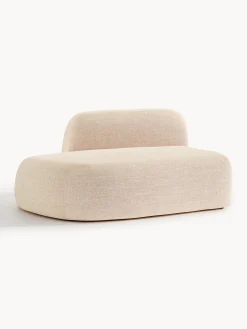 Chaise lounge in bouclé Wolke