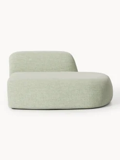 Chaise lounge in bouclé Wolke