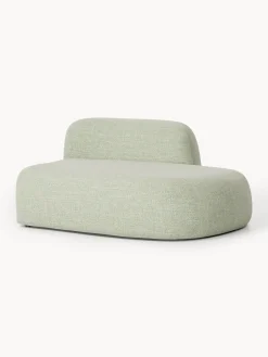 Chaise lounge in bouclé Wolke