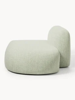 Chaise lounge in bouclé Wolke